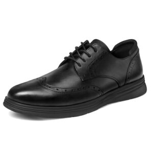 Men's Dress Sneakers Comfortable Casual Business Wingtip Oxford Shoes