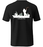 Palmyth Fishing Shirts for Men Short Sleeve T-Shirt UPF 50+ Sun Protection UV Tee