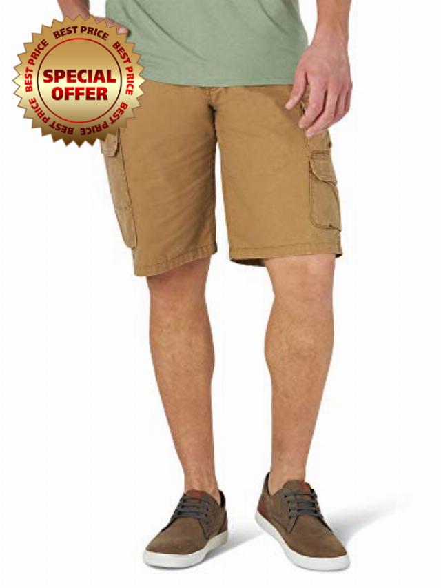 Wrangler Authentics Men's Stretch Twill Cargo Shorts