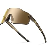 KastKing Tarkio Polarized Fishing Sunglasses, Large Single PC Lenses, Rimless Wrap Design, UV400 ...