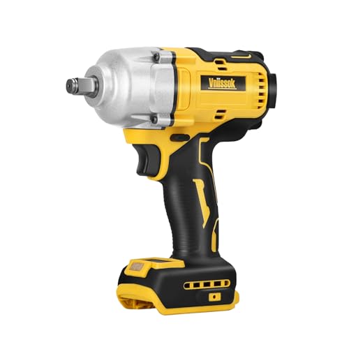 1000N.m Impact Driver High Torque Brushless Electric Impact Gun Includes LED Work Light for Car/Truck RV/Mower (NO Battery/Charger)