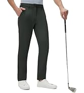 M MAELREG Mens Golf Pants Stretch Dress Casual Pants 30"/32"/34" Lightweight Quick Dry Business S...