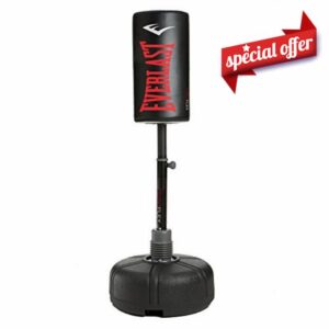Everlast Freestanding Adjustable Punching Bag for Adults | Heavy Boxing Bag with Stand | Free Standing Punching Bag for Boxing