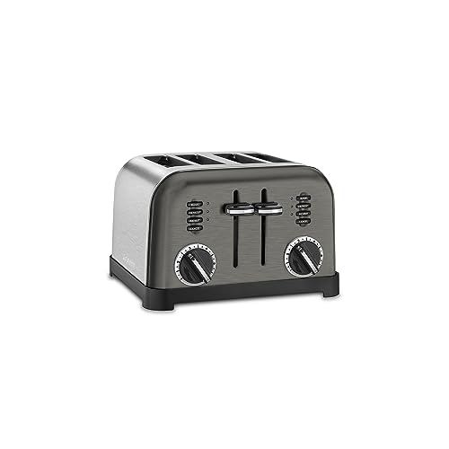Compact Stainless Steel Toaster with Extra-Wide Slots for Toasting Bread