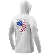 Palmyth Fishing Hoodie for Men Long Sleeve Sun Protection UV UPF 50+ Shirts