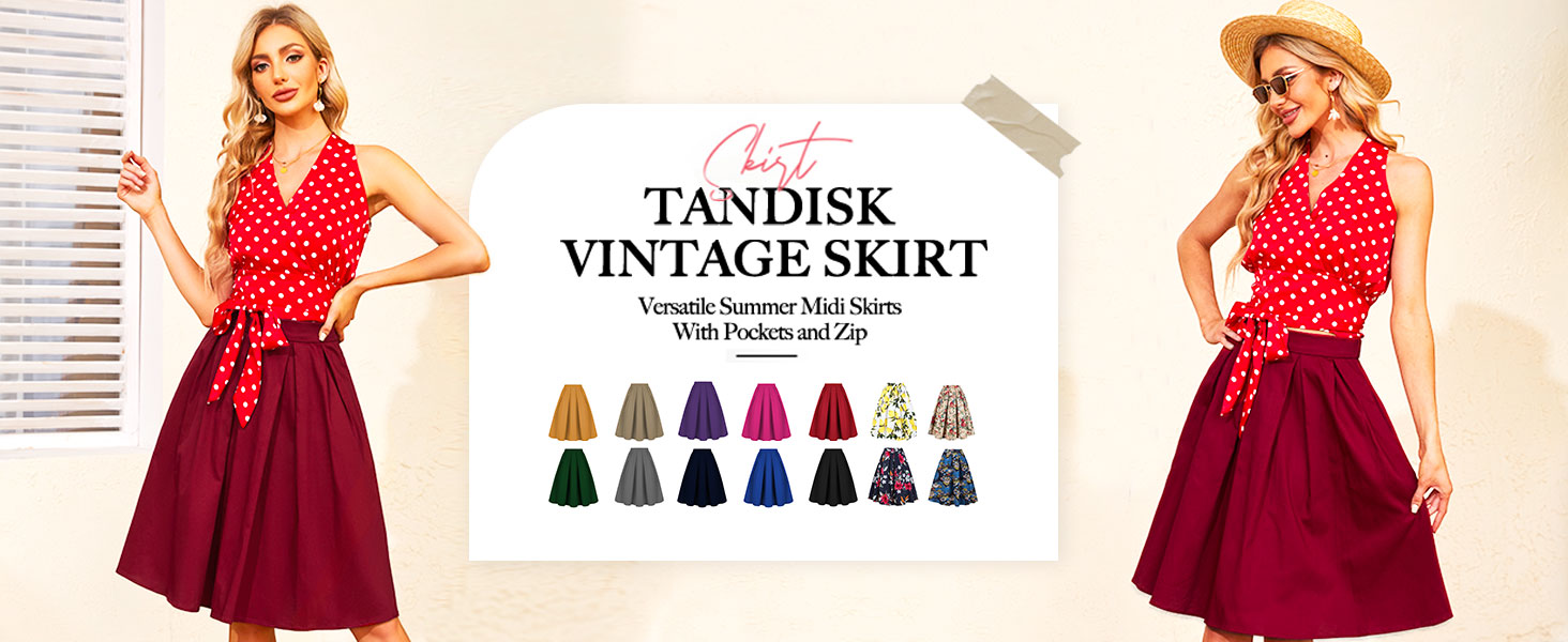 faldas largas de mujer para iglesia,midi skirts for women,plus size a line skirt,floral skirt
