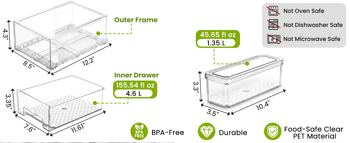 6pcs organizer