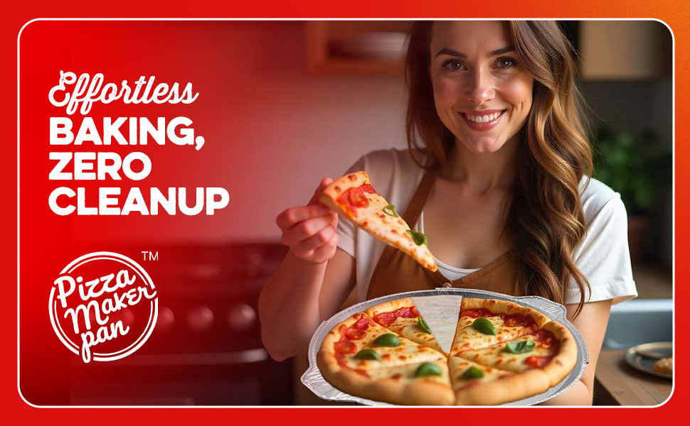 Easy Cleanup with disposable pizza maker pan