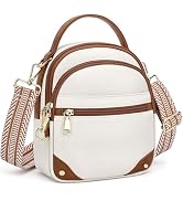 Fiiuos Anti Theft Crossbody Bags for Women RFID Small Shoulder Bag for Travel, Mini Cross Body Pu...