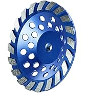 SALI 4.5 Inch Concrete Grinding Wheels 14 Turbo Diamond Segments 5/8-11 Arbor Diamond Grinding Wh...