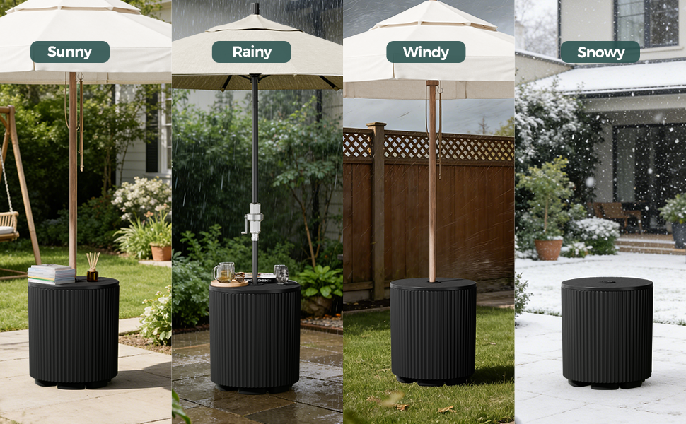 umbrella stand table