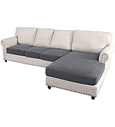 H.VERSAILTEX Stretch Sofa Covers for 3 Cushion Couch Covers Sofa Slipcovers for Living Room Featu...
