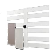 K&KALONZO Electric Towel Warmer, 34.6"*16.5" Wall-Mounted 8-Bar Towel Heater with Built-in Timer,...