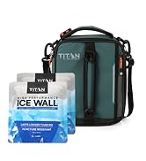 Titan coolers zipperless outdoor performance long hold ice lunch box for camping hiking