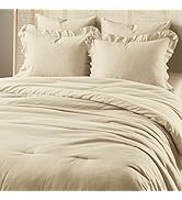 Wonderful 100% Cotton Jersey Channel Stitch Reversible King Quilt Set Prewashed Coverlet, 2 Quilt...