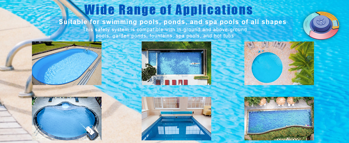 pool alarm, floating pool alarm, pool safety alarm, above ground pool alarm
