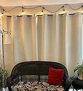 BONZER White Outdoor Sheer Curtains for Patio Waterproof - 2 Panels Grommet Indoor Voile Sheer Cu...
