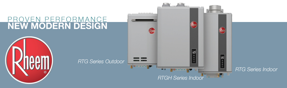 Rheem RTG Series High Efficient Indoor Tankless Gas Water Heater