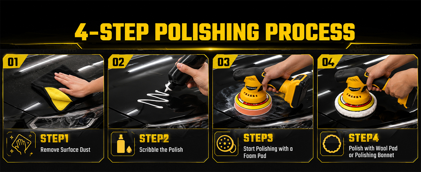 car buffers and polishers kit
