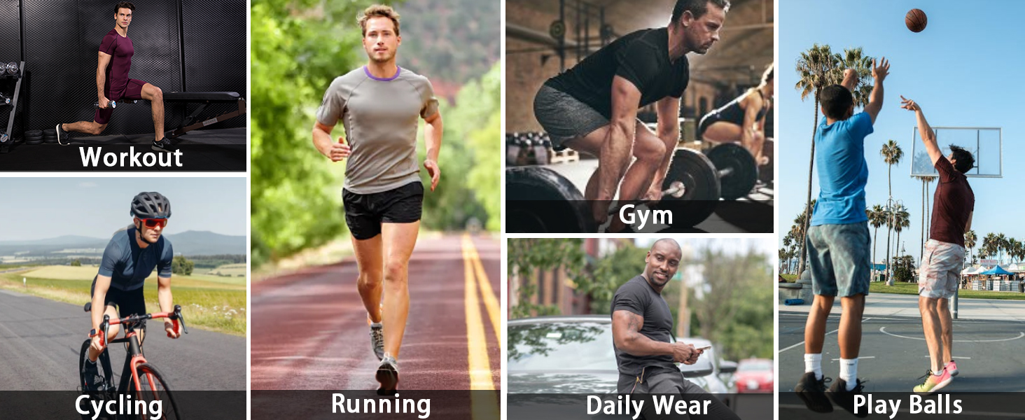 mens red short sleeve compression shirt