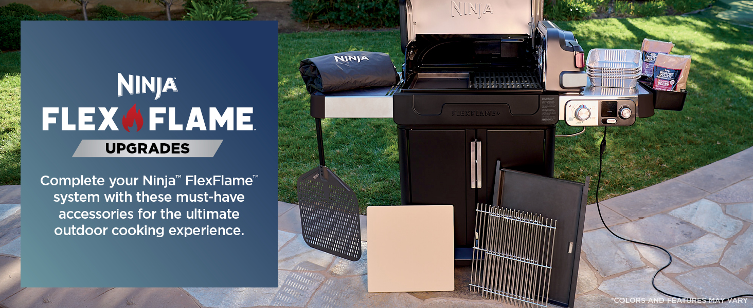 Ninja, Ninja FlexFlame, PG301, Outdoor Grill, Outdoor Grilling, Propane Grill