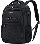 KROSER Laptop Backpack 15.6 Inch Stylish Daypack with USB Charging Port, Water-repellent Nylon Ba...