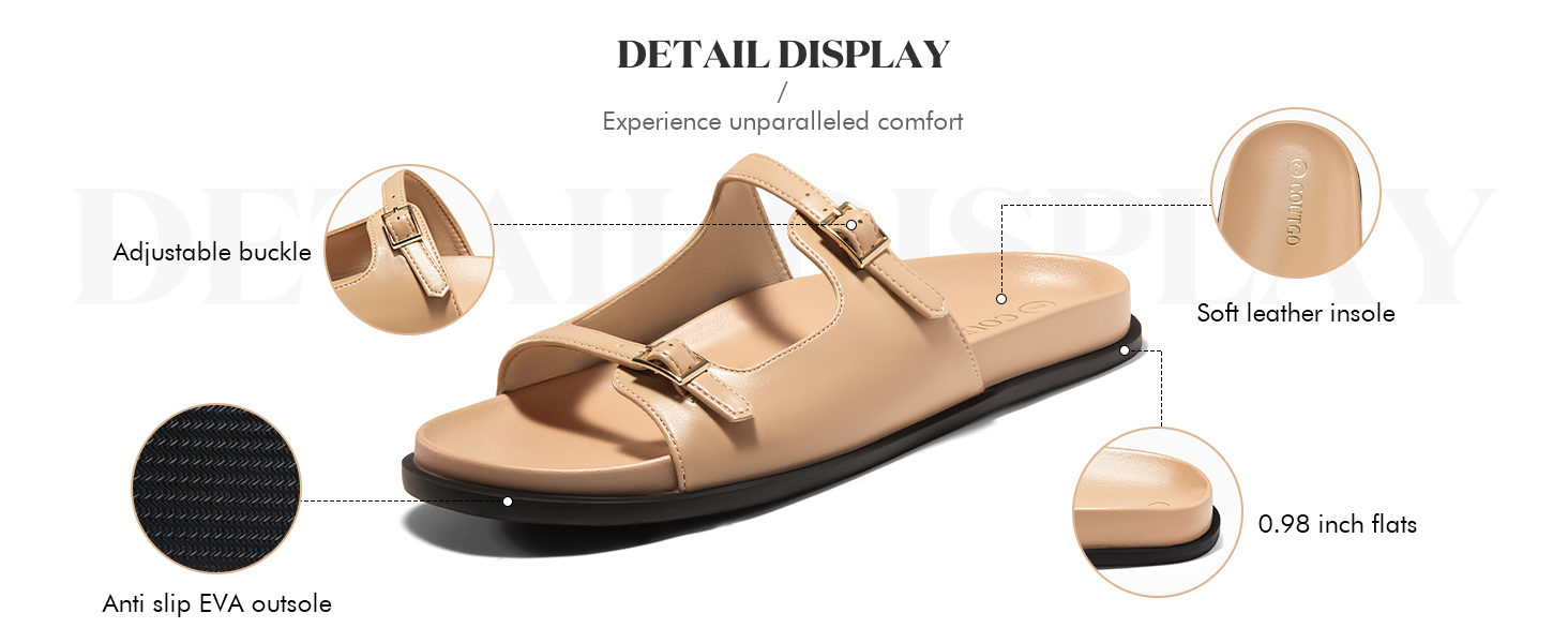 open toe sandals for women non slip flats