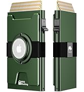 furid Smart Airtag Wallet Men: Metal Wallet with Airtag Holder - Apple Air Tag Wallet for Men Air...