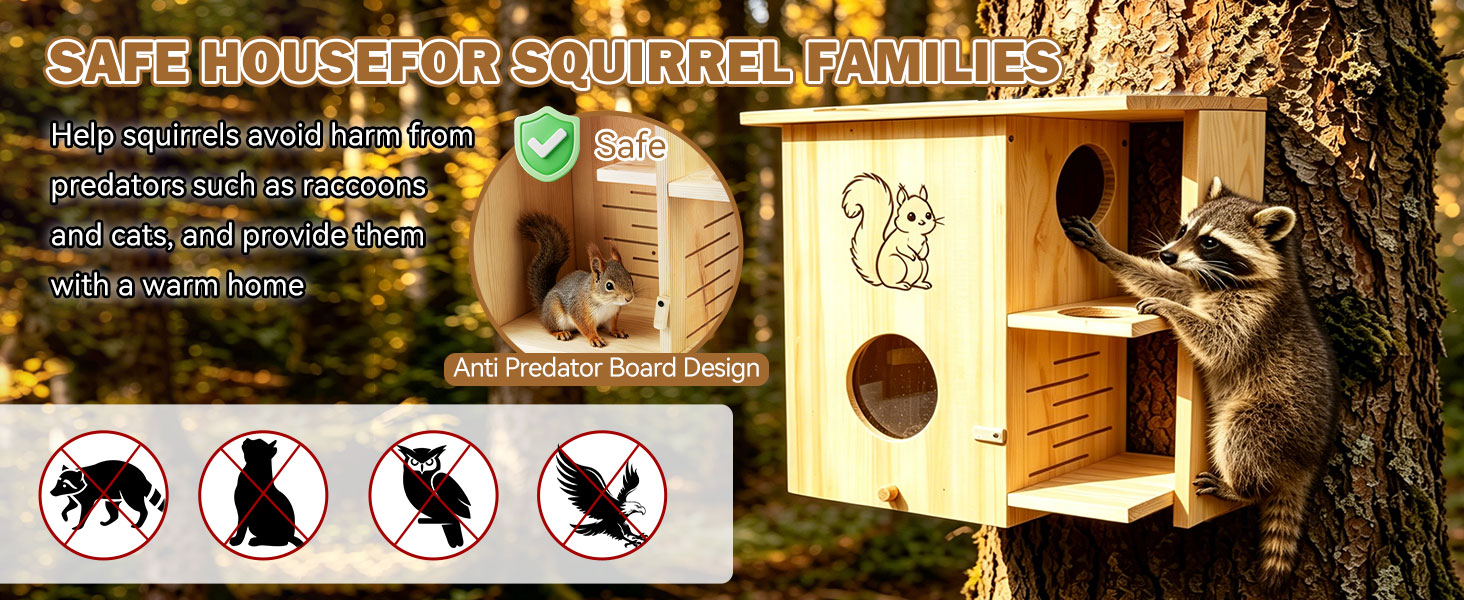 squirrel nesting box