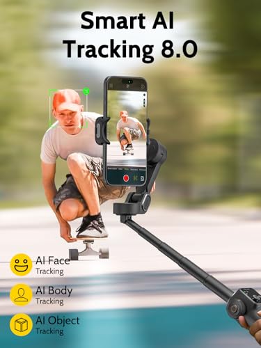 Portable Phone Holder for iPhone & Android w/Full-Screen OLED Display
