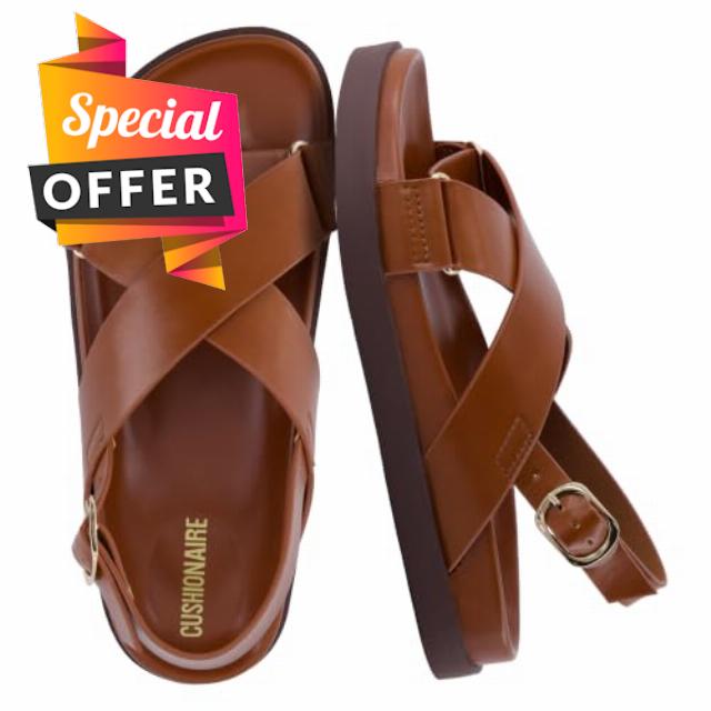 CUSHIONAIRE Eden Footbed Sandals for Women