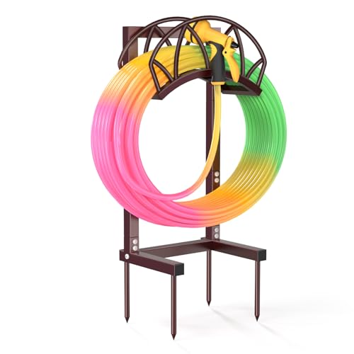 Freestanding Water Hose Reel Stand for Outside