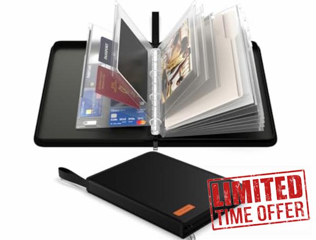 Important Document Organizer Zipper Binder
