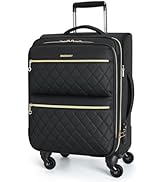 BAGSMART Carry On Luggage 20 Inch,Softside Expandable Suitcase with Spinner Wheels, Luggage 22x14...