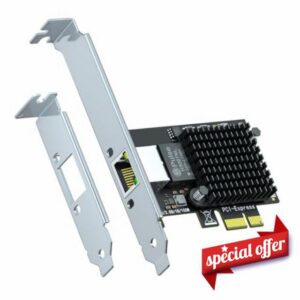 GLOTRENDS LE8127T1(X1) 10Gb RJ45 Ethernet Network Card for Desktop PC/Server