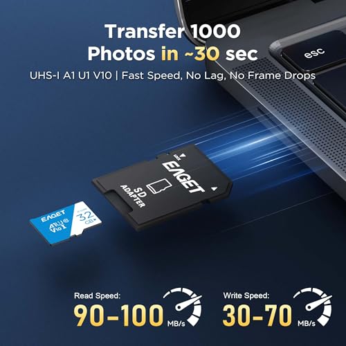 High Speed 4K Video for Dash Cam Security Camera Smartphone Table