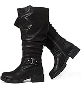 Luoika Women's Extra Wide Calf Knee High Boots, Wide Width Winter Tall Boots.