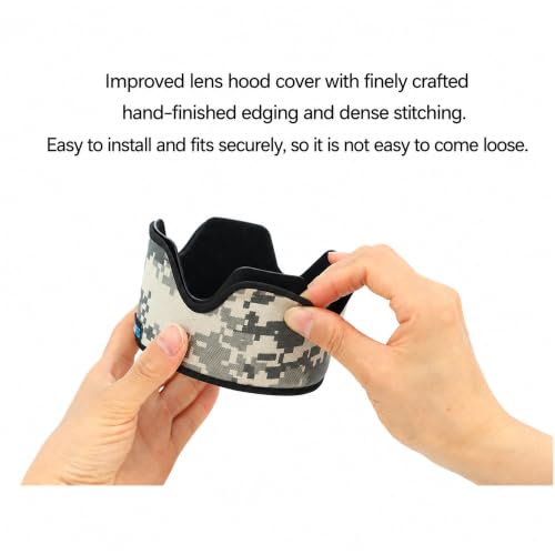 Waterproof Camo Rain Coat Lens Protective Sleeve Case for Wildlife Photography