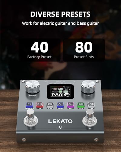 Pocket Rechargeable Effects Processor with 6 Effects Modules