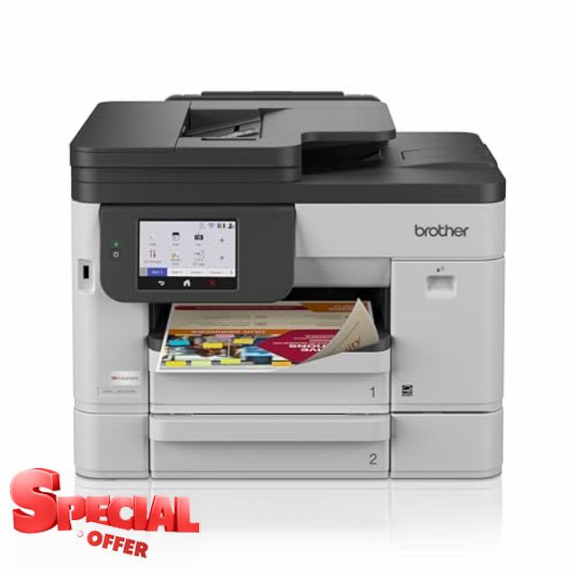 Brother INKvestment 5110 Wireless Color Inkjet All-in-One Printer with a 500-sheet Paper Tray Capacity and a 4.3” Color Touchscreen (MCF-J5110DW)