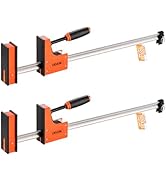 VEVOR Bar Clamps for Woodworking, 4-Pack, 36" Opening F Clamps, 1500 lbs Load Limit, Clamp/Spread...