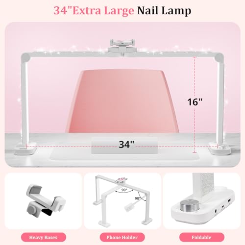 3000K-6000K Color Temperature Led Desk lamp for Nail