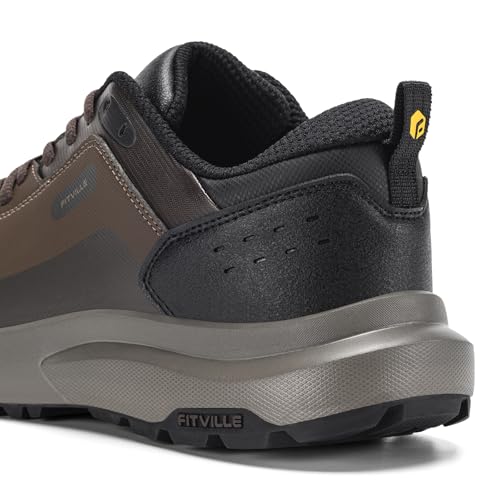 Non Slip Outdoor Walking Shoes Low-top Work Shoes Soft Toe with Arch Support for Heel Pain Relief