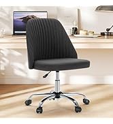 Sweetcrispy Home Office Computer Desk Chair, Ergonomic Mid-Back Mesh Rolling Work Swivel Task Cha...