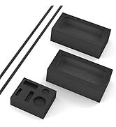 Nelyrho 5-in-1 Graphite Casting Ingot Mold for Melting and Refining Silver, Brass, Zinc, Aluminum...
