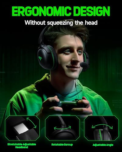 Gaming Headphones with 2.4GHz