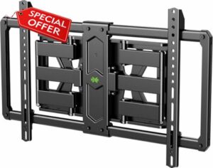 USX MOUNT Ultra Slim TV Wall Mount for Most 37-90 inch Television