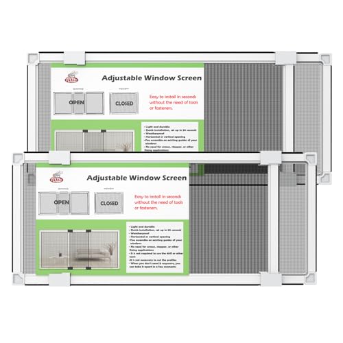 White Expandable Horizontal Sliding Screen