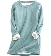Yeokou Women's Winter Hoodies Pullover Sherpa Fleece Warm Heavyweight Sweatshirt