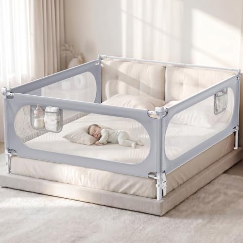 No-Drill Baby Bed Rail Guard